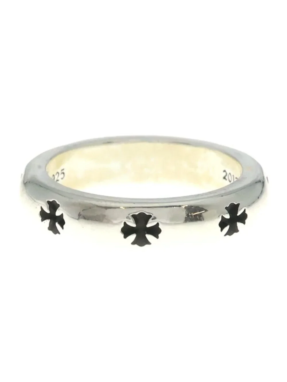 Chrome Hearts Negative CH Plus Ring Silver